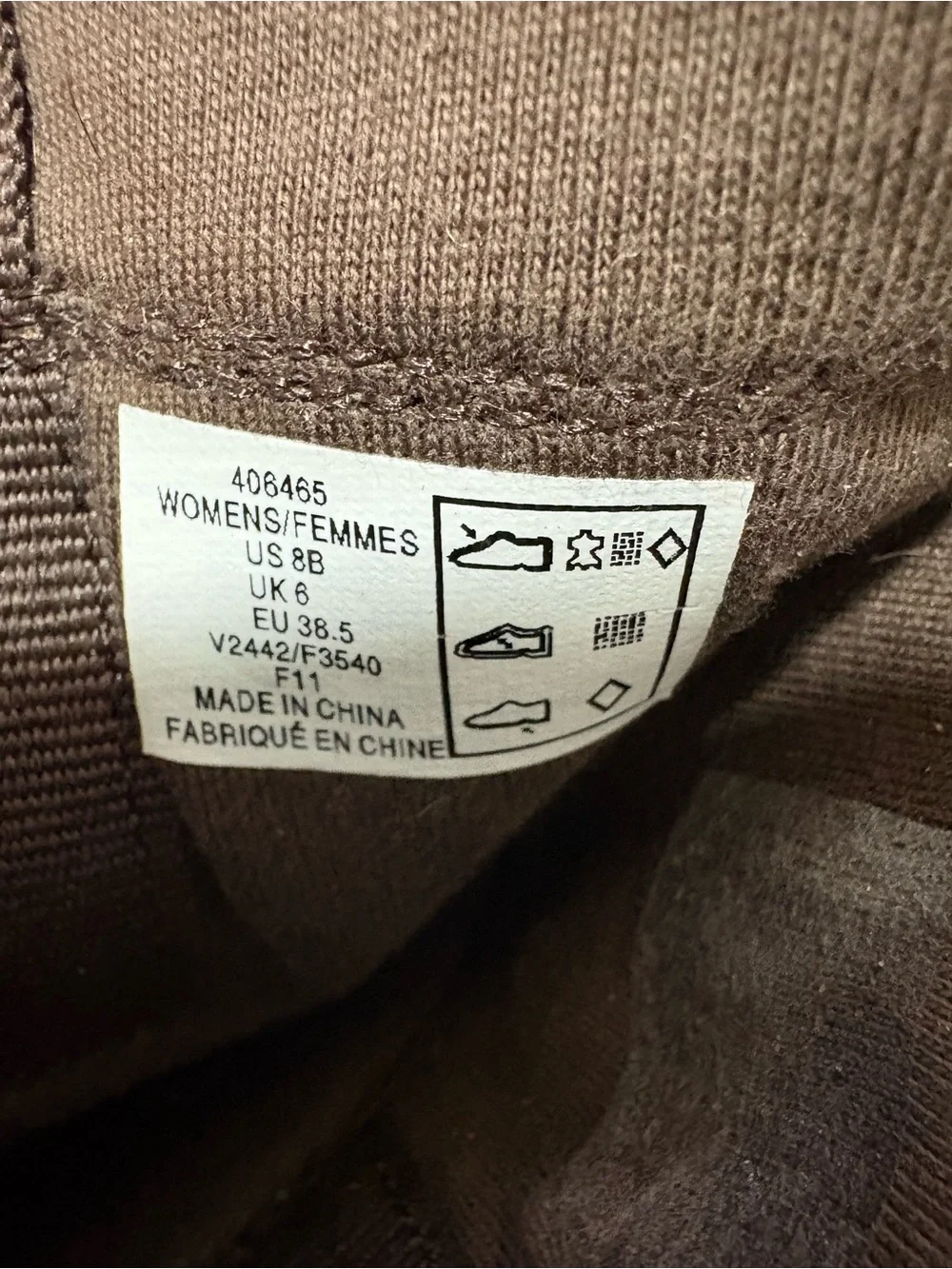 Lands’ End Women’s Winter Snow Boots Brown Suede Insulated Pull On Size 8 B